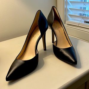 Jessica Simpson Prizma Leather d'Orsay Pumps / Heels